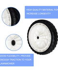8 Inch Front Drive Wheels Replacement Set of 2 For Lawn Mower Replaces 119-0311 137-4832 115-2878 Stens 205-360