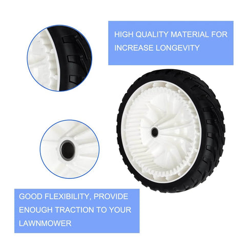 8 Inch Front Drive Wheels Replacement Set of 2 For Lawn Mower Replaces 119-0311 137-4832 115-2878 Stens 205-360