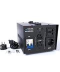 2000W Auto Step Up Step Down Voltage Transformer Converter with US Standard Outlet and 5V USB Port, universal sockets, 3-year warranty