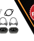 Free gaskets clamps hangers nuts from Beefed Up Stainless Steel Exhaust System Kit With Resonator And Intermediate Pipe For Chevrolet Impala 2006 2011 3 5L Direct Fit Muffler Replacement Includes Free Gaskets Clamps Hangers And Nuts