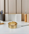 Brass Sheet Roll For Jewelry Making And Craft Projects, Ultra Thin Brass Sheets With High Thermal Conductivity And Excellent Formability, Ideal For Mechanical Parts, DIY Decor, And Hobby Metalwork, rolled brass sheet on worktable