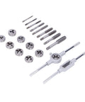 Zoeyilan 20 Piece Tap And Die Set Tool Steel Thread Repair Kit For Car Auto Body Diy Aluminum Cast Iron M3 To M12 Sizes With Storage Box, tap dies and holders
