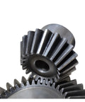 Close-up of Modulus Bevel Gear Set 1.5 2 3 M 13T To 26T 15 To 45 Teeth 45 Steel Mechanical Power Transmission Gear