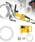Knockout 290mm Electric Concrete Cutter Saw With 8000W Brushless Motor for precision wall slotting tool and accessories.