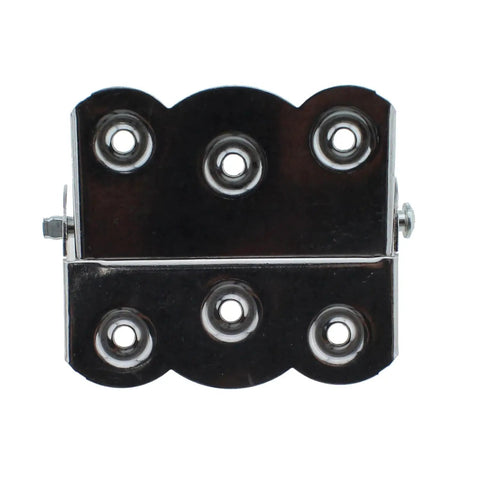 Front view of 2 Pack Spring Loaded Self-Closing Door Hinges 66mm And 2.6 Inch Stainless Steel Silver Heavy Duty Cabinet Hinge
