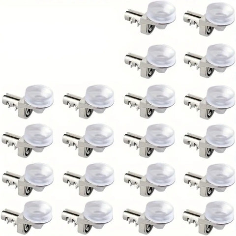 Heavy Duty Shelf Brackets With Glass Cabinet Shelf Pins for Bookcase Cupboard And Closet on white background