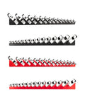 30-Piece Combination Wrench Set With Inch And Metric Sizes, 1/4 To 1 In And 8 To 22 Mm, 15-Degree Angled Open Ends, Black And Red Racks