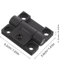 Heavy Duty Adjustable 90 Degree Cabinet Hinges For Kitchen And Electrical Cabinets With Anti Sag Torque Friction For Real Stability Tough As Nails Built To Last And Door Sag Prevention Precise Positioning To Keep Doors Level 1 Pair Box Hinges By Hemobllo close-up view.