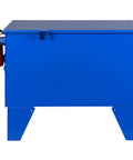 Heavy Duty 16 Gauge Steel Badass Industrial Parts Washer With Triple Stage Filtration System Model Pw00270 in blue.
