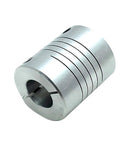 9.5 By 12.7 Millimeter Flexible Shaft Coupling Aluminum D25 L30 Rigid And Flexible Coupler for CNC Machines Motors DIY Projects