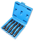 Heavy Duty Extra Deep Impact Socket Set With 12 Point Metric Design Perfect For Cylinder Head And Rear Bumper Bolt Removal Plus Portable Handle Snap Lock Mechanism For Quick Garage Jobs open case with 5 extra deep metric sockets