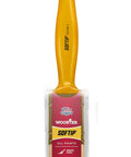 Softip 1 Inch Paintbrush For Smooth Latex And Oil Based Finishes With Chisel Trim, White Nylon And Gold Polyester Bristles