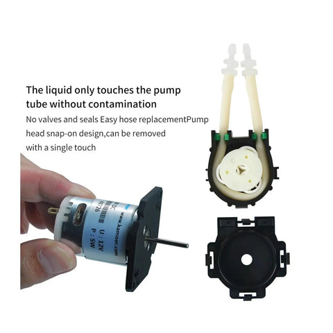 Get Your Hands On This Sweet 12V Adjustable Peristaltic Dosing Pump. Rocking A Flow Rate Of 3 To 90 Ml Min It Is Perfect For Lab Work. Durable Motor Sure To Last. A total ripper for precision dosing needs in any industrial setup.