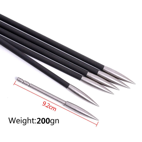 12 Pack Pro Grade Archery Arrow Field Points Stainless Steel Broadhead Tips 80 To 200 Grain For 4.2mm ID Arrow Shafts
