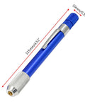 Metric Mini Drill Bit Set With HSS Twist Bits And Mini Pin Vise 21Pcs Portable Blue Vise 115mm Length 10mm Diameter