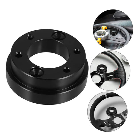 Racing Car Steering Wheel Height Adapter Plate Kit Universal Fit For Racing Wheels The Wheel Riser For Taller Driving Position
