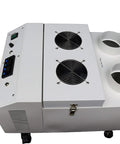 Ultrasonic Industrial Humidifier Cooler Sprayer 12 Kg Per Hour Portable Cool Mist Maker, top view showing controls and vents.