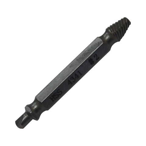 Single drill bit from Damaged Screw Remover Kit 4 Piece HSS Drill Bit Extractor Set For Stripped Screws Bolts Nuts And Hex Fasteners.