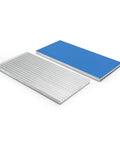 Dope Ultra Slim Aluminum Heatsink Kit 100x50x4mm with pre-applied blue thermal tape, shown in a 2-pack configuration.