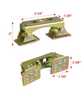 Heavy Duty Magnetic V Pads Kit Four And A Quarter Inch Alloy Steel Bronze Finish Each Pad Contains Eight Rare Earth Magnets Flexible