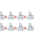 Heavy Duty Magnetic Welding Grounding Clamp With Secure Grip For Fast Setup And Portability Plus Steel Build For Strong Stability On Any Metal Job Site, eight clamps shown.