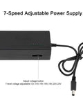 Rock Solid 775 Dc Motor Table Drill With B10 Chuck And Adjustable Speed Controller, 7-speed adjustable power supply for precise control.