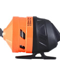 Side view of Spincast Fishing Reel For Beginners With Right Hand Retrieve Easy Push Button Casting and Pre Wound Nylon Line