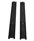 Heavy Duty Drawer Slide Set, 3-Section Black, 100 Lb Load Capacity, 16 Inch, 10 Pairs for Home Office, Smooth Glide, Durable Metal