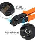 Heavy Duty Insulated Pliers Crimper Tool Kit With 80pcs Connector Housing And Ferrule Terminal Wire Strippers For Tight Spot Jobs In Electrical Wiring Repair And Maintenance Tasks, AWG 28-18