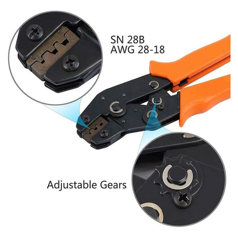 Heavy Duty Insulated Pliers Crimper Tool Kit With 80pcs Connector Housing And Ferrule Terminal Wire Strippers For Tight Spot Jobs In Electrical Wiring Repair And Maintenance Tasks, AWG 28-18