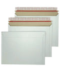 30 Pack White Rigid Mailers 12.5 By 9.45 Inches Self-Adhesive Seal Flat Cardboard Mailers For Protecting Gift Cards Invitations Photos And Documents Safe Shipping Every Time