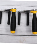 Gypsum Board Lifter And Tile Carrier Tool With Wide Base For Hauling Glass And Plasterboard, featuring dual heavy-duty grips.