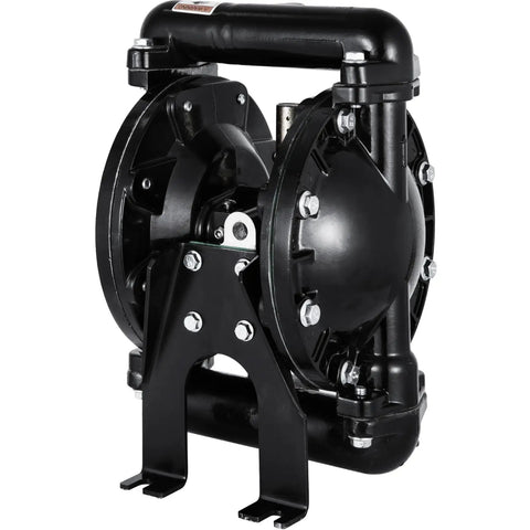 Heavy Duty Air Operated Double Diaphragm Pump With One Inch Inlet And Outlet Aluminum Body And Durable Nitrile Diaphragms Built Like A Tank Delivering Up To Thirty Five Gallons Per Minute At One Twenty Psi For No Sweat Operation On Site
