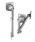 2 Pack Pneumatic Cabinet Lift Support Rods With Hydraulic Dampening For Soft Close Hinge System showing metal head and zinc alloy rods