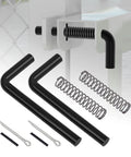 Heavy Duty Trailer Gate Spring Latch Kit With Extra Pins 2 Pack For Carry On And Utility Trailers Includes L Shaped Retainer Pins Springs