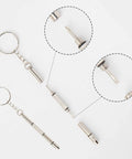 Micro Eyeglass And Sunglass Repair Screws Kit With Nuts, Stainless Steel Tiny Screws Assortment For Spectacles And Watches, Includes Mini Screwdriver