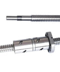 Rock-Solid Ultra Smooth Ball Screw With Double Nut For CNC Machines 650mm Custom Length Machined Roller Ballscrew Low Backlash Linear Motion