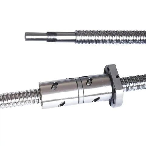 Rock-Solid Ultra Smooth Ball Screw With Double Nut For CNC Machines 650mm Custom Length Machined Roller Ballscrew Low Backlash Linear Motion