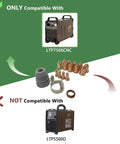Pro Grade Consumables Kit For NT75CNC Torch On LTP7500CNC And LTP8050CNC, Includes 10 Nozzles And Tips, 4 Electrodes, Stand Off