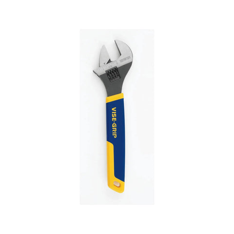 6-inch adjustable wrench with ProTouch grips and machined jaws, part of the Adjustable Wrench Set with chrome vanadium, SAE and metric.