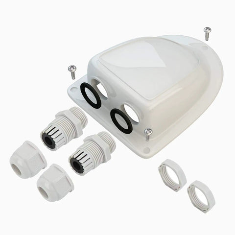 Premium ABS Solar Cable Entry Gland for all cable sizes 2mm2 to 6mm2 waterproof roof mount for RV camper van boat cabin.