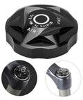 Beefy Aluminum Front Fork Cover With Suspension Cap And Air Chamber Shield For Mountain And Road Bikes MTB Protection Black