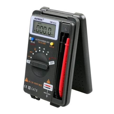 Pocket Digital Multimeter Handy Little DMM For AC DC Measurements, Frequency Tester, 4000 Count Display, Grab And Go Tool