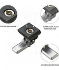 Easy Install Zinc Alloy Cam Lock For Cabinets And Drawers, Rotating Key Replacement Hardware, showing rotating mechanism