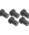 Heavy Duty Aluminum Bench Dogs 5 Pack 19mm For Clamping And Fixing Woodworking Tables Lightweight Yet Sturdy Aluminum Alloy Smooth Black Finish Durable Hold Downs For Precise Stable Work Surfaces