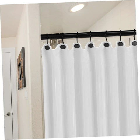 Heavy Duty Metal Shower Curtain Hooks Set 12 Pack Rust Resistant Glide Rings For Standard Curtains No Fuss Install Durable Hanging Hooks For Shower Rods And Drapery Smooth Sliding