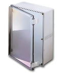 Plastic Indoor Electrical Enclosure Box Style E IP66 Rated NEMA 1 2 4 4X UL Listed Gray 19.17 in L by 14.64 in W by 7.85 in H
