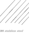 Stainless Steel Z Push Rods 1.2mm X 450mm With 4-Hole Nylon Control Horns 21X10mm For RC Airplane Boat Replacement Parts, Easy Bend