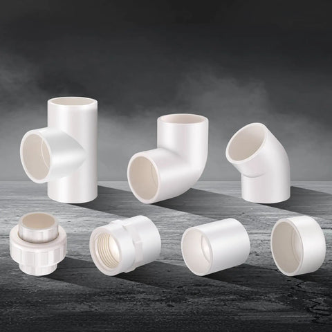Heavy Duty 1 Inch PVC Union Fitting Socket To Socket Pack Of 10 for DIY Projects, Schedule 40 Couplers Frost Resistant