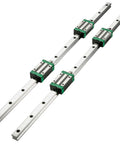 Two Piece Linear Rail Kit With Rails And HSR20 Bearing Blocks For DIY CNC Routers Lathes And Mills Linear Motion Slide System